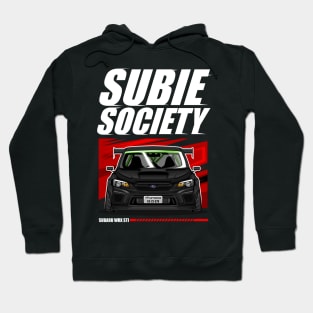 SUBARU WRX STI -RED Hoodie